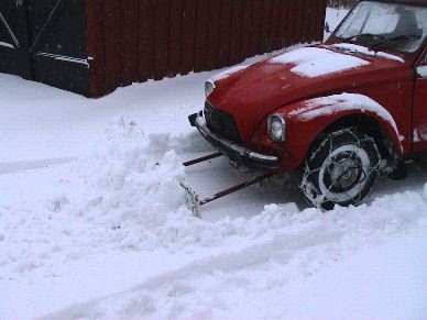 snowplough action